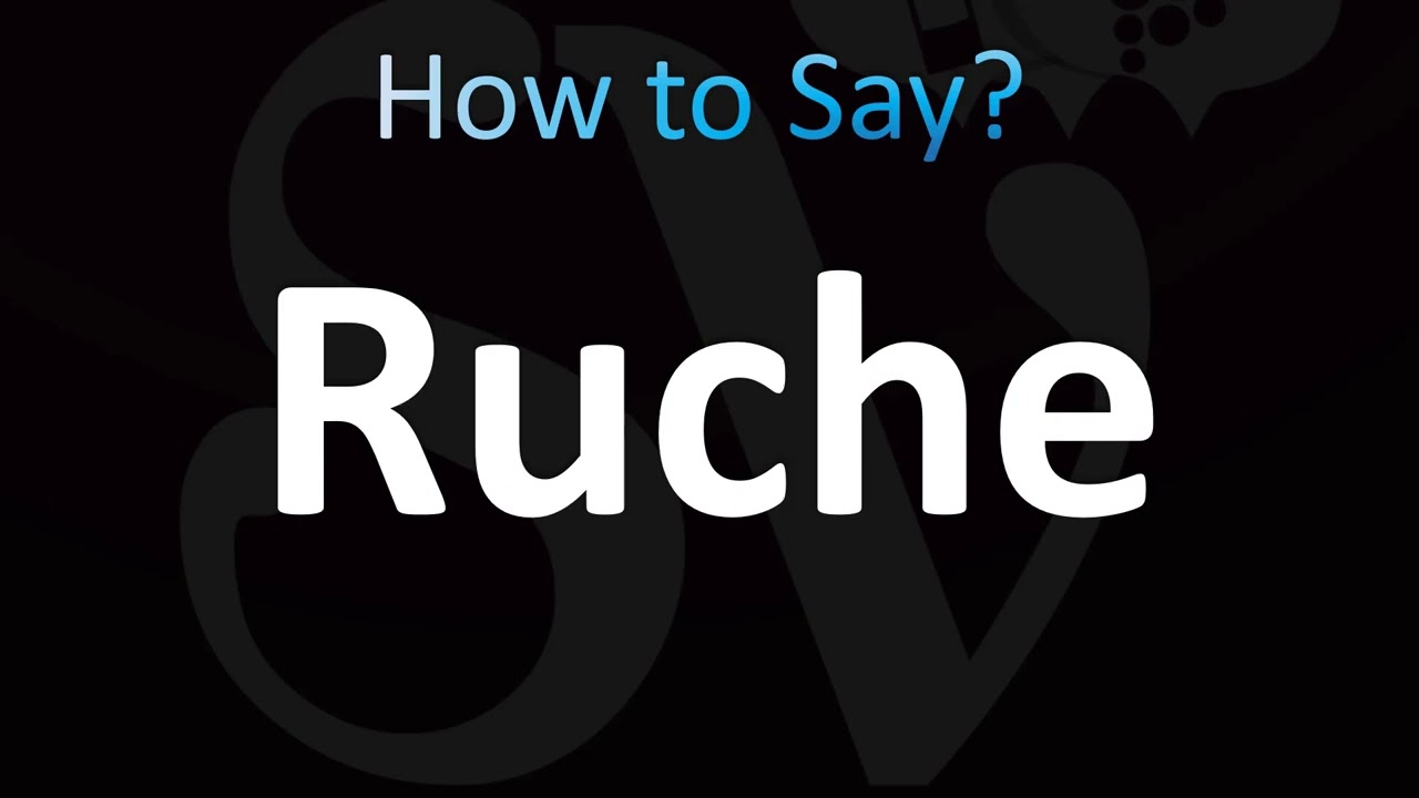 how to pronounce ruched dress How To Say Rouched