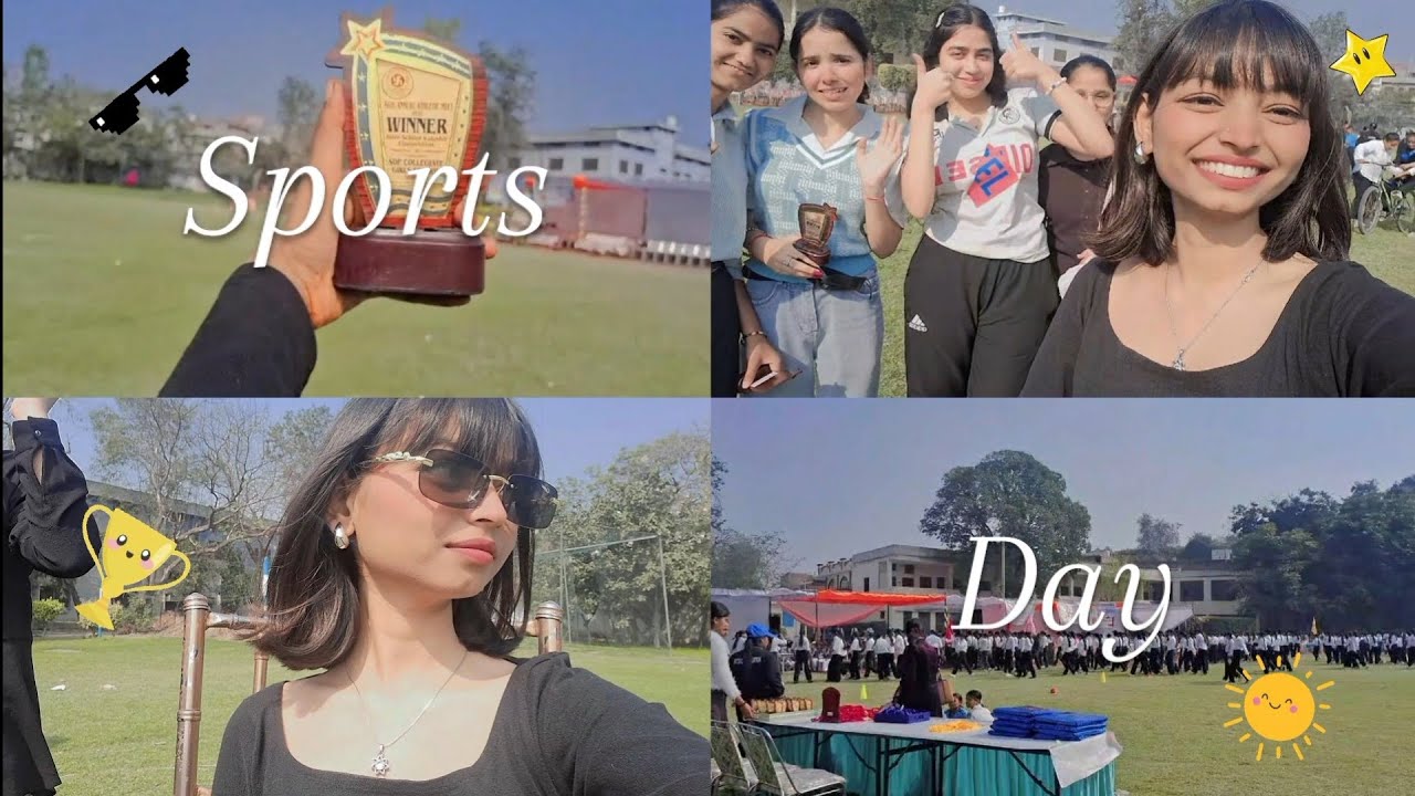 Sports day in our college 🏆⚡️