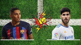 Raphinha vs Marco Asensio⚽🔥
