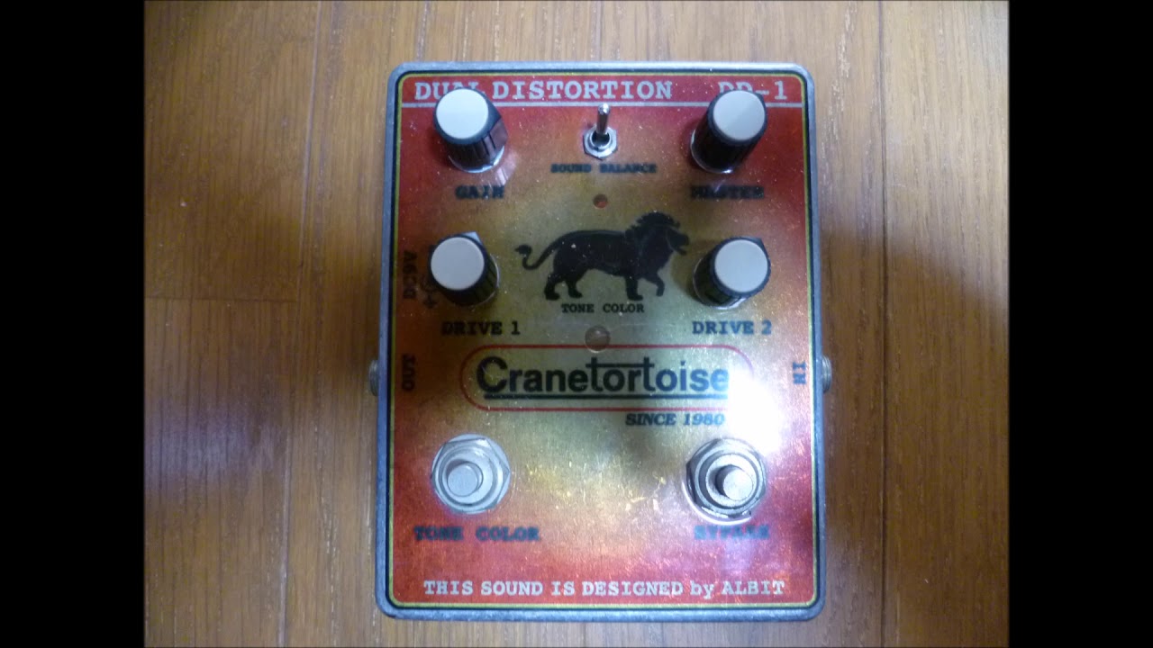 ALBIT Cranetortoise DD-1 Dual Distortion ベース Cranetortoise dual