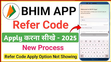 bhim referral code | bhim app me referral code kaise dale | bhim upi refer code kaise dale
