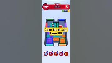 Color Block Jam - Level 80 #colorblockjam #colorblocks #games #solution #solved