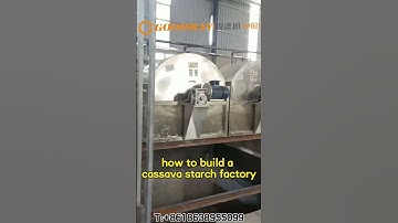 how to build a cassava starch factory?