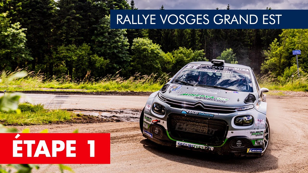 🎥 Les plus belles images de l’étape 1 du Rallye Vosges Grand Est - YouTube