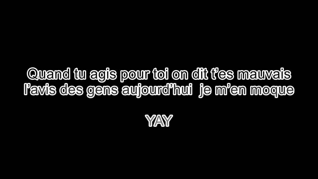 Dadju-Je dit non Parole-Lyrics (Version officielle) - YouTube