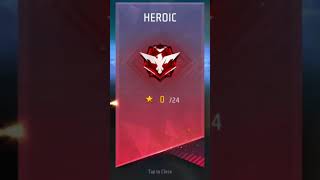 congratulations 🎉 5 bar heroic cs me #freefireshorts#viral#gaming#song#shortsfeed