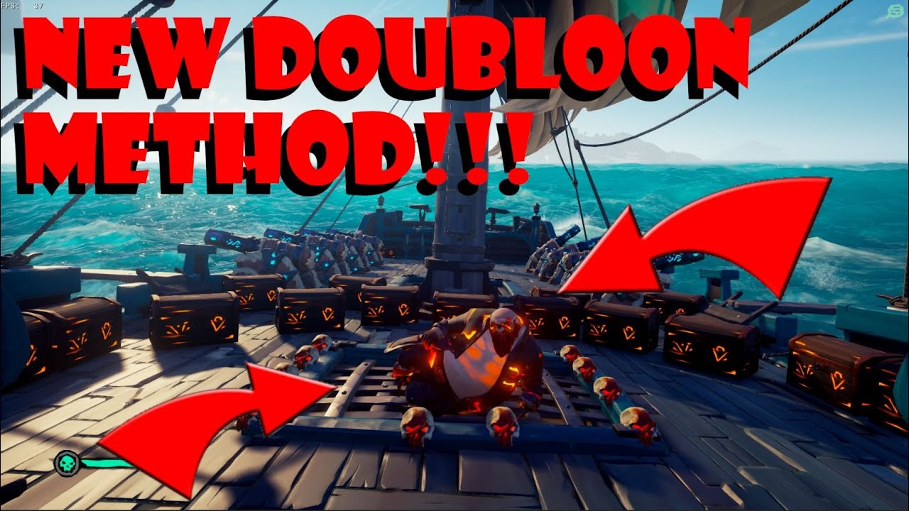 New Infinite Doubloon Method in Sea of thieves YouTube