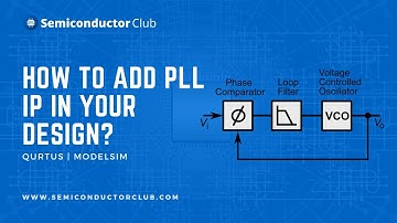 How to Add PLL IP in your Design? | PLL in Qurtus | PLL Simulation in Modelsim