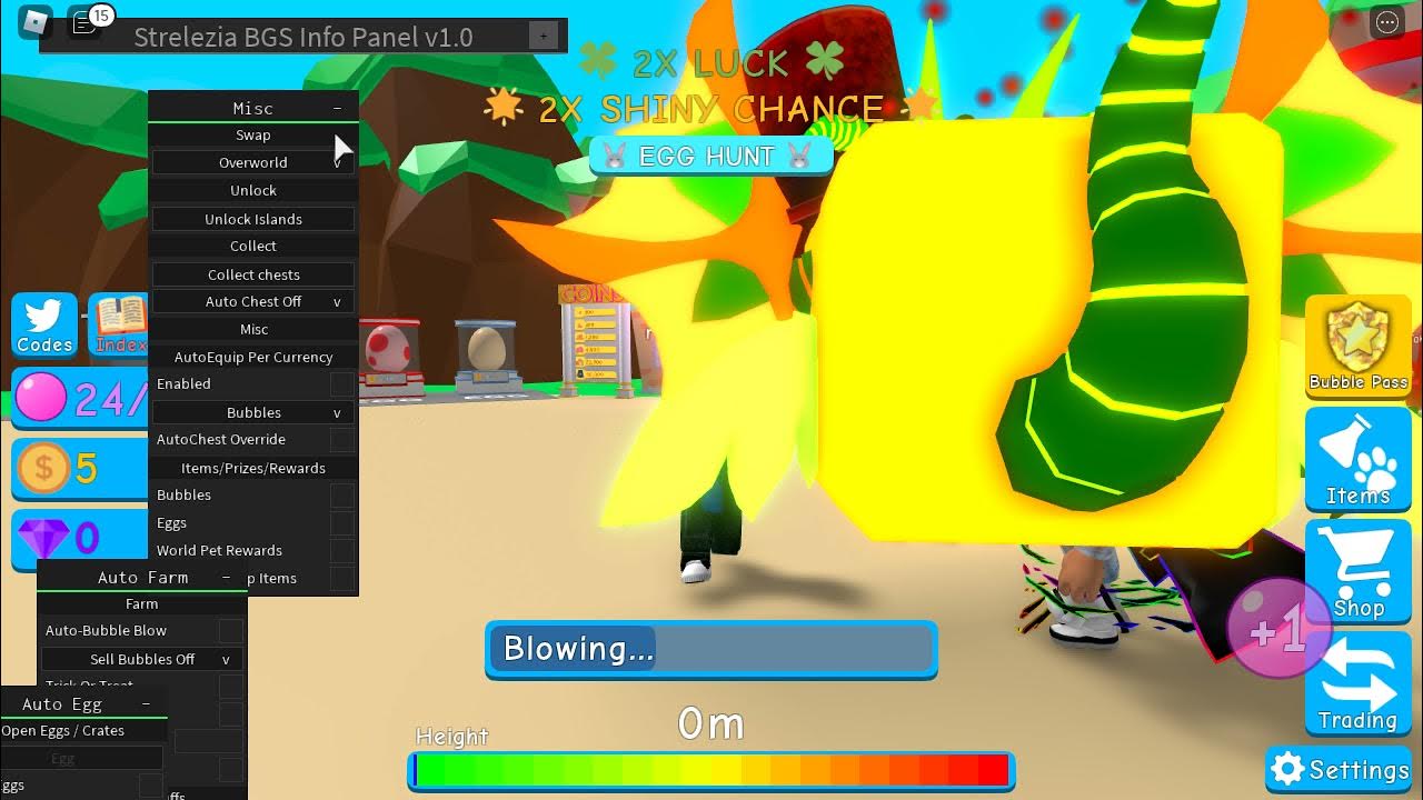 bubble gum simulator script and gui 2021 YouTube