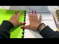How I Setup My TUL // Martha Stewart Notebooks for Productivity