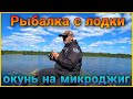 Рыбалка с лодки.Окунь на микроджиг.