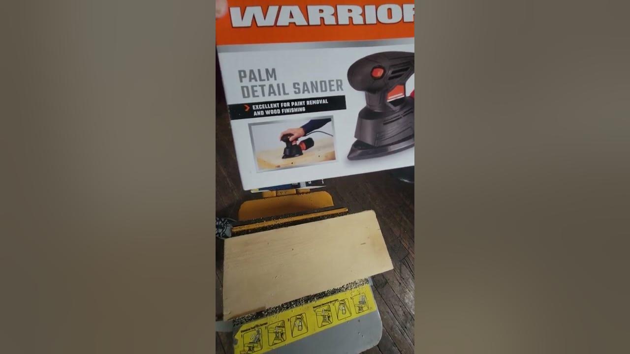 warrior palm sander review and is it worth the money spent YouTube
