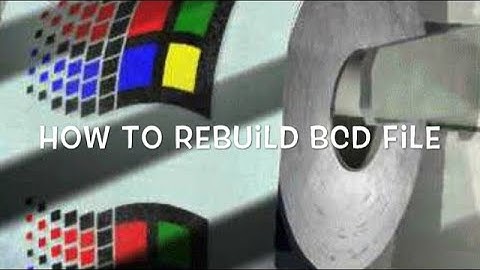 Repair BCD File windows 8 or 10, Fix flashing cursor, fix none booting Windows 10