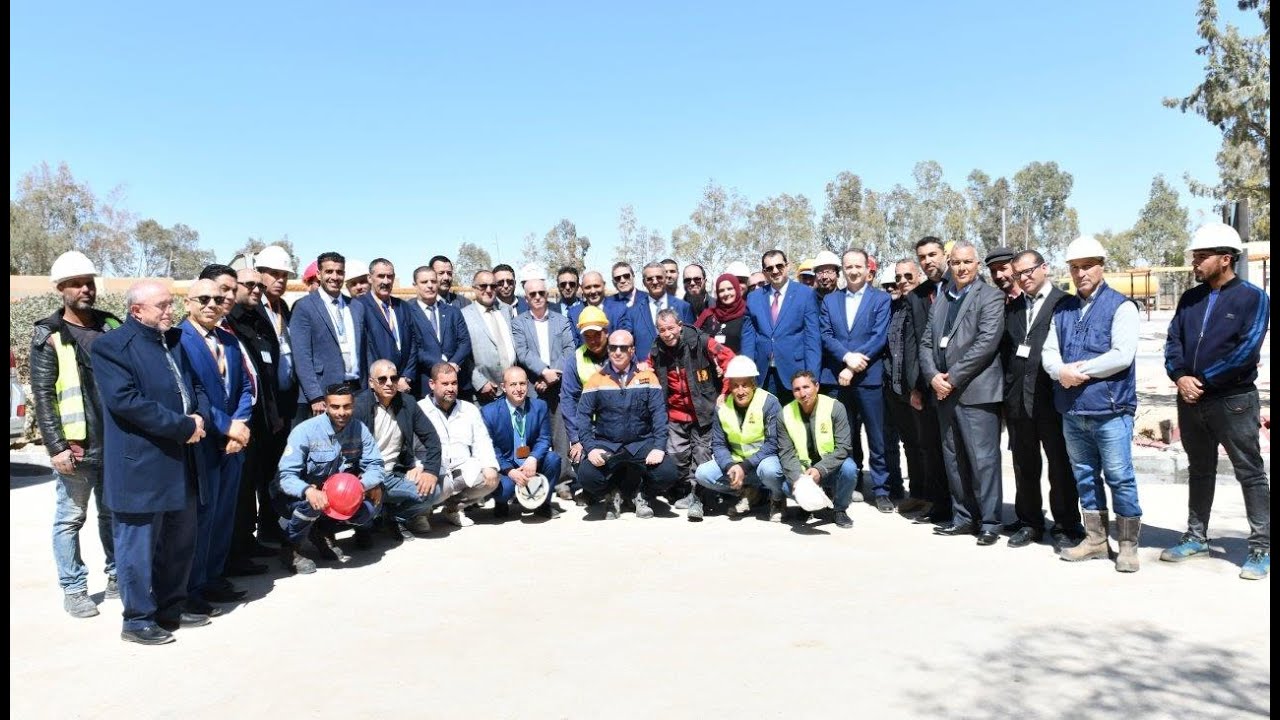 السيد توفيق حكار يتفقد مديرية أنابيب الغاز أنريكو ماتيي