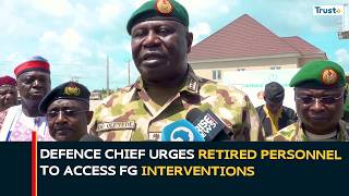 Military Veterans’ Welfare: CDS Urges Retired Personnel To Access FG Interventions screenshot 5