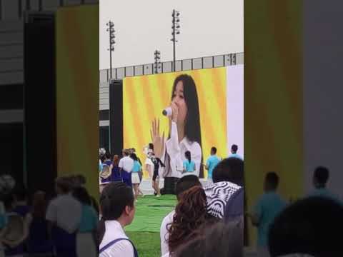 单依纯 2021 06 26 《青春畅想 唱响青春》(live现场饭拍版) 成都大运会青春领跑人  看到一束光 现在我们站在世界中央 把梦想点亮 就扬帆起航