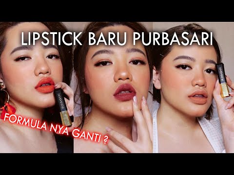 Review Purbasari Matte Lipstick no 81 dan 90. 