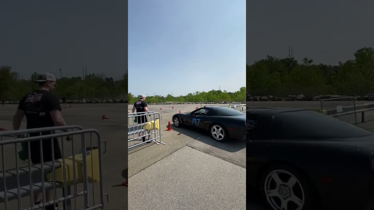 C5 Corvette Launch at Autocross