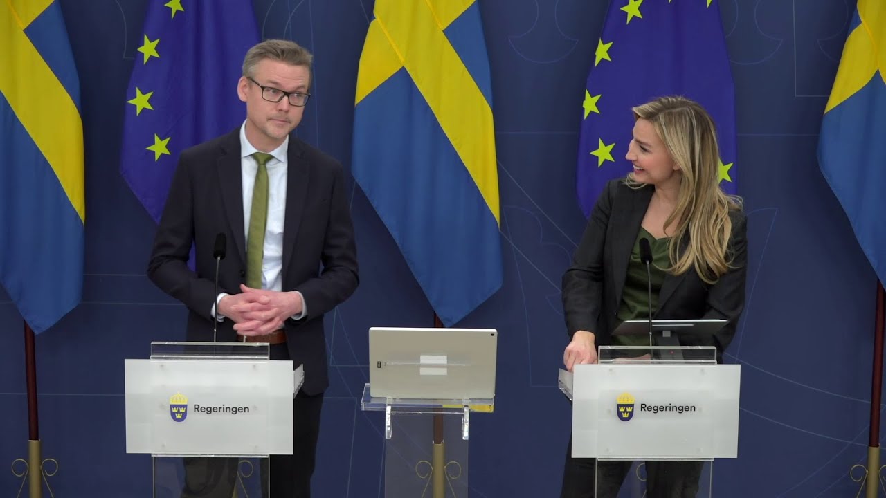 Energi- och näringsminister Ebba Busch bjuder in till pressträff
