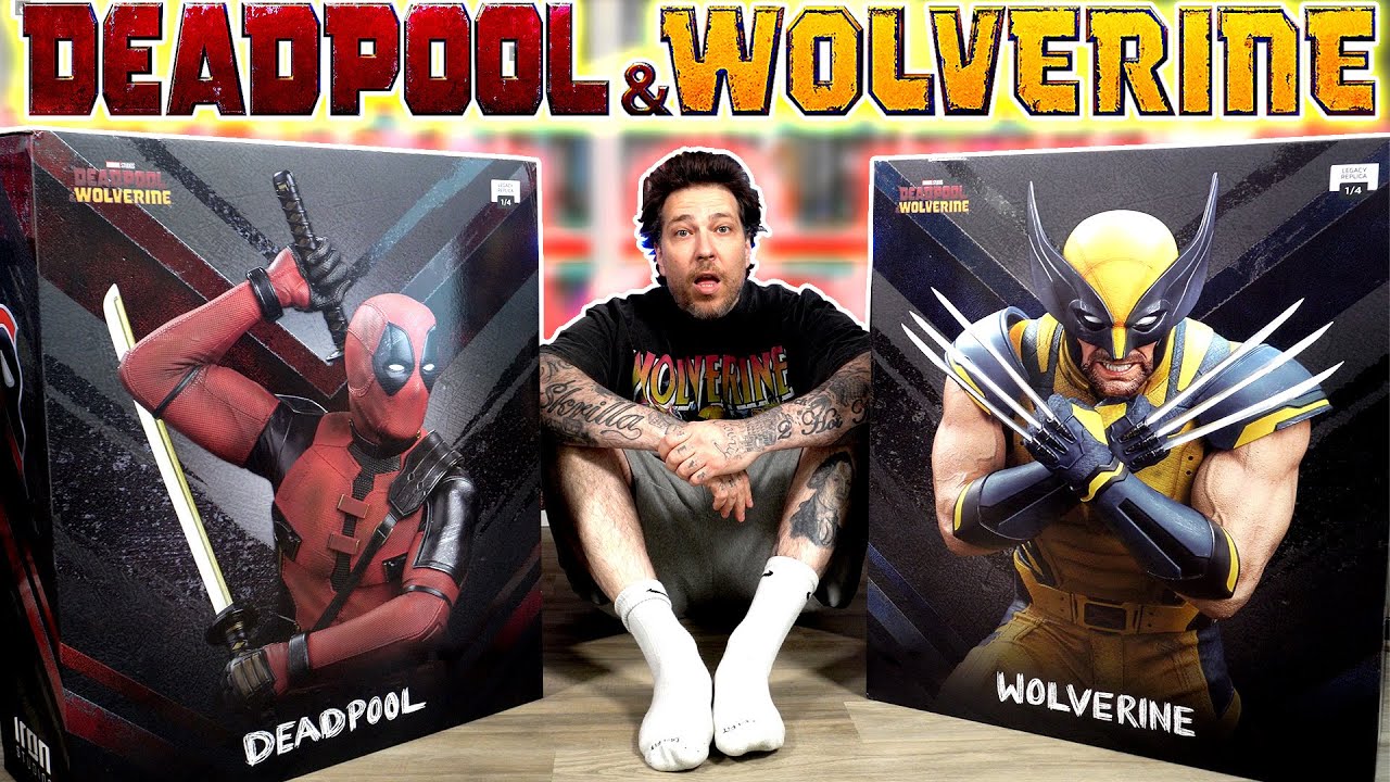 DEADPOOL & WOLVERINE 1:4 Scale Legacy Replica Statues by IRON