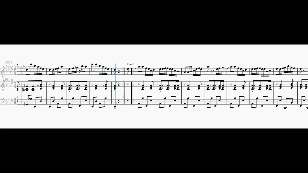 Microtonal Yakety Sax (a. k. a. Benny Hill Theme)