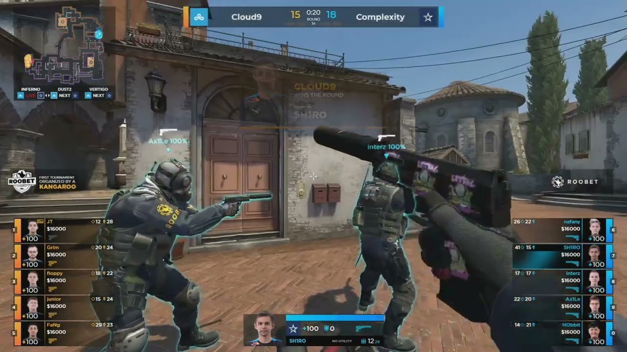 CS: GO - Cloud9 vs Complexity - основное время