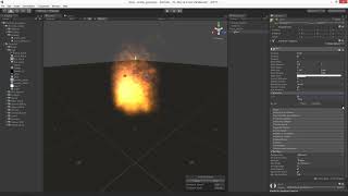 unity 3D particles Fire simple -  glow Profile