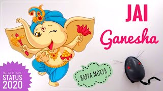 Vinayaka Chavithi |Ganapati Bappa morya|New A Animated Status - hdvideostatus.com