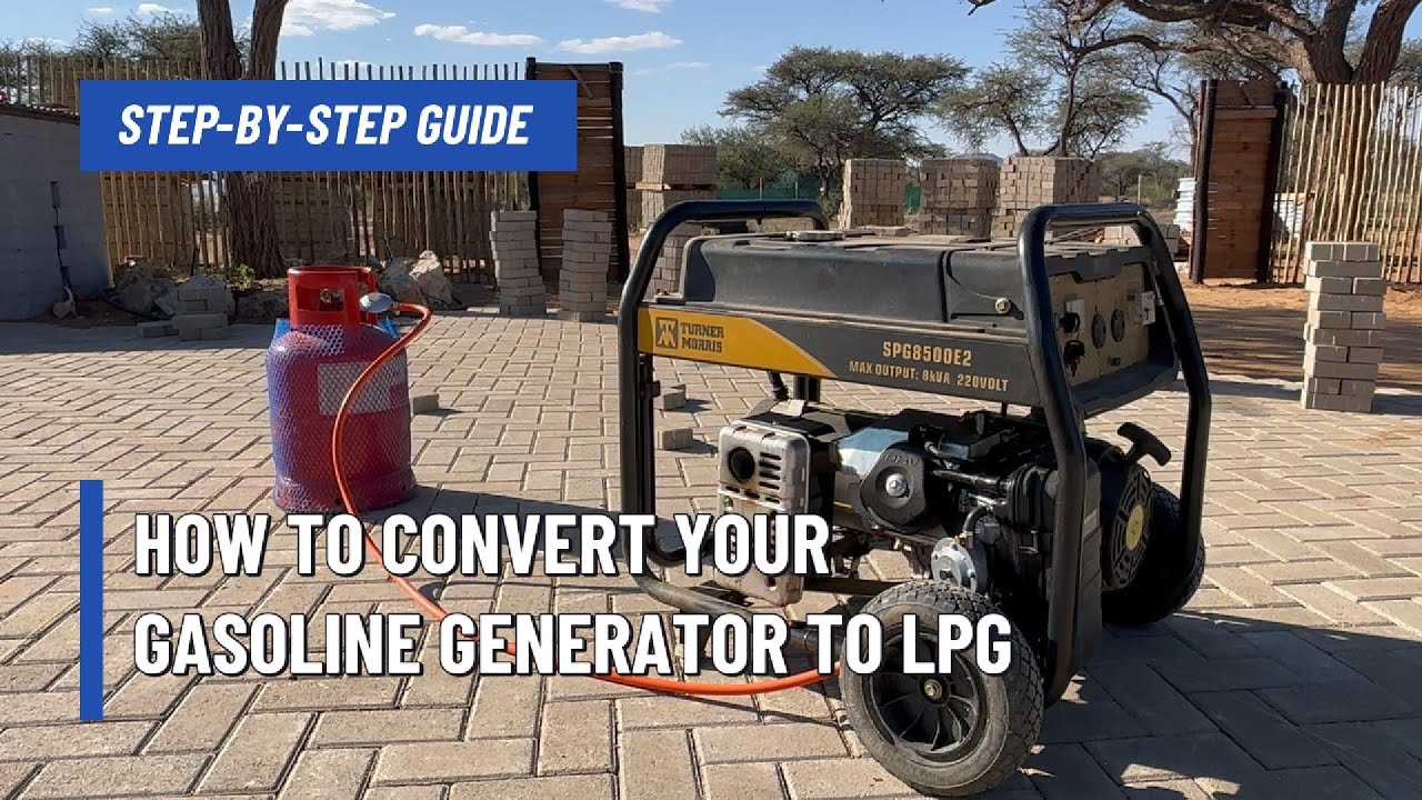 How to Convert Your Gasoline Generator to LPG: Step-by-Step Guide - YouTube