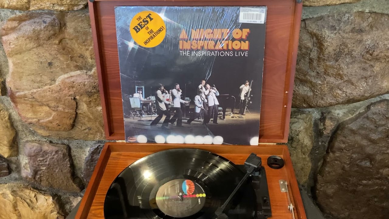 1976 The Inspirations A Night Of Inspiration Live Gospel Vinyl LP Record Full Album