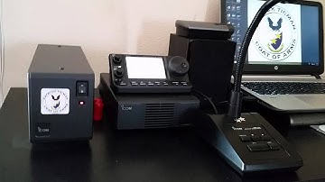 My Icom 7100 Home Base Radio station