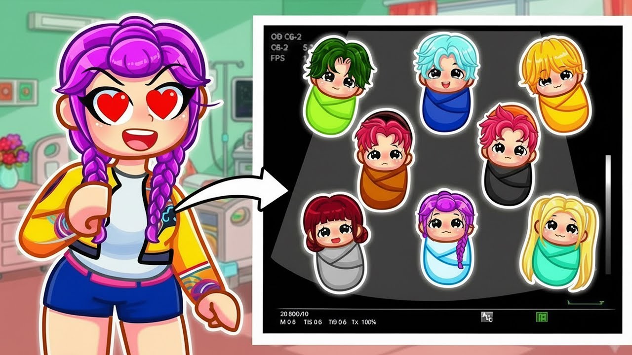 Can Rumi Survive Having OCTUPLETS? | Kpop Demon Hunters