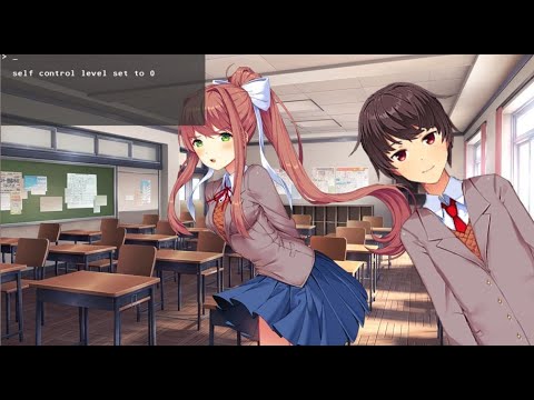 (DDLC Mod) Monika loses her mind but from MC's perspective