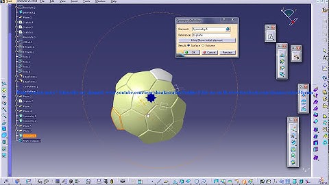 Catia V5 Tutorial|Generative Shape Design|How to create a Soccer Ball|Start to Finish|Part 5