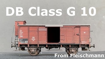 DB Class G 10 from Fleischmann - Unboxing and Weathering