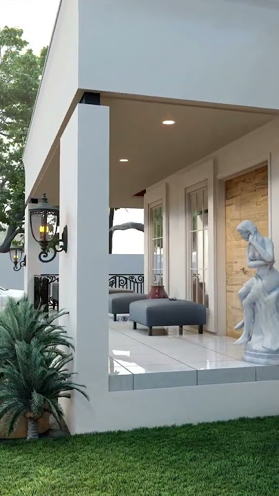 Front porch design #architecture #youtubeshort