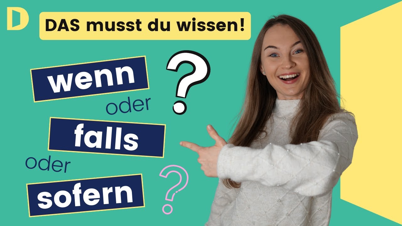 Learn the most important 🇩🇪German connectors - improve your German in 20 min