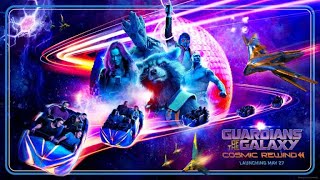 Guardians of the Galaxy Cosmic Rewind: Full Preshow and Ride