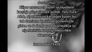SELAHADDİN TEKİN-İYİ NİYET