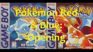 Miniatura de vídeo de "Pokémon Red & Blue Music: Opening Theme"