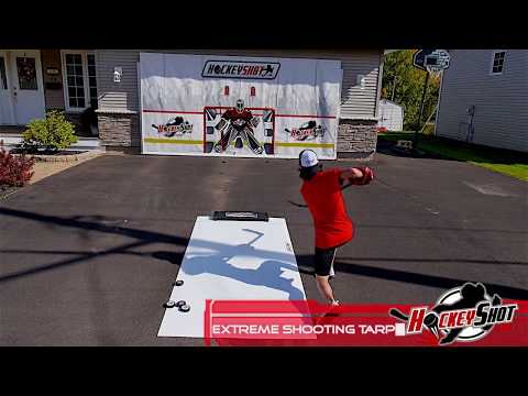 Cible D'entraînement Hockey Sur Glace/street - Filet Avec Ouvertures, S'attache Aux Buts Métal, 122x183cm