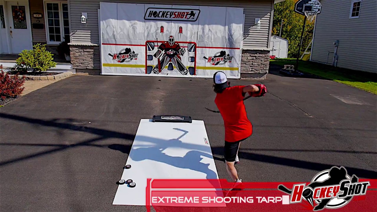 Crowd Goes Wild Shooting Tarp by HockeyShot YouTube
