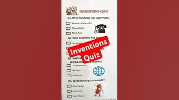 Inventions Quiz - can you get 5/5 |#quiz #mindbendingquiz