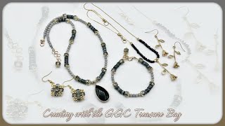 Creating With My Treasure Bag (Necklace, Bracelet, and Earrings!) Tutorial