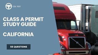 California Class A Permit Study Guide - 2026