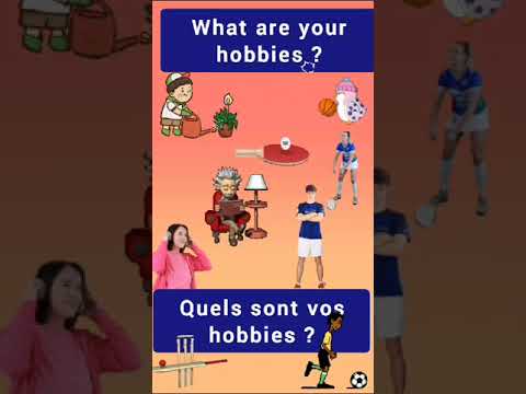 How to Say 'What Are Your Hobbies' In French #shorts