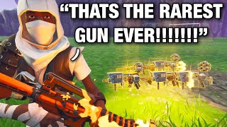 Toxic RICH KID has Worlds MOST PRICELESS GUN EVER!! 😱😳 Fortnite Save The World