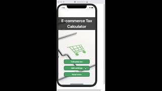 E-commerce Tax Calculator
