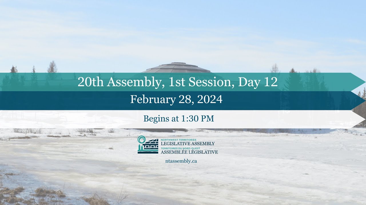 20th Legislative Assembly, 1st Session, Day 12 (Revised Version) - YouTube