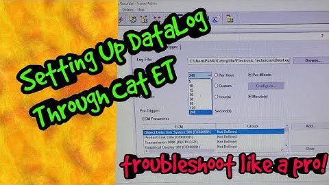 Setting Up Datalog Through Cat ET!!!